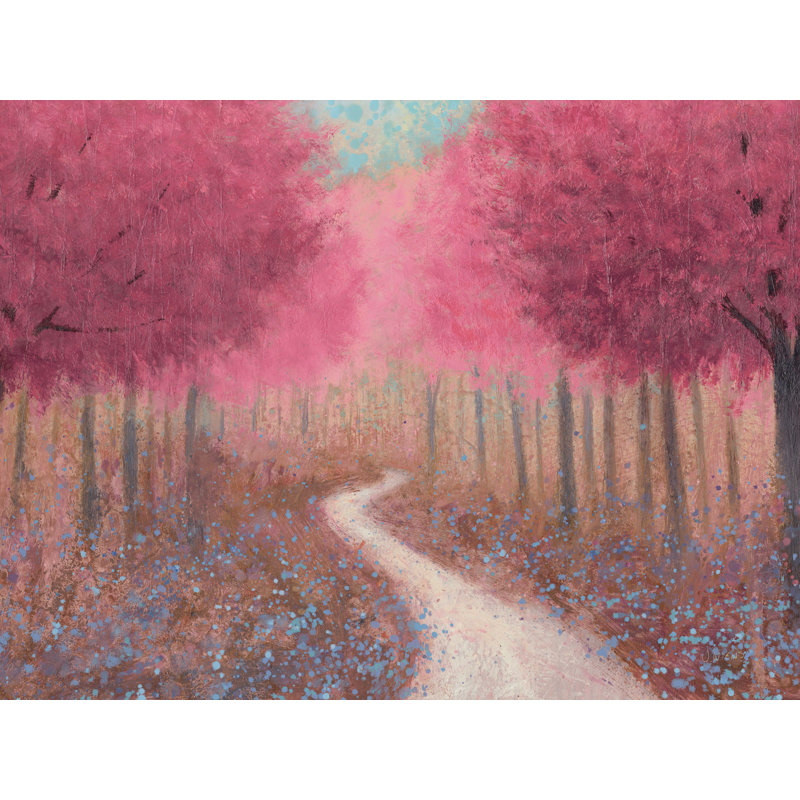 «Forest Pathway Spring» par James Wiens - reproduction sur toile, H 12 po x l 16 po