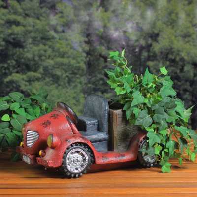 Jardinière d'extérieur 14,5 po à DEL pour voiture d'extérieur