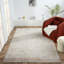 Tapis traditionnel gris clair / bleu / multicolore Roseau Performance-583171290