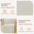 Upholstered Dining Chair with Hidden Casters  -876637694