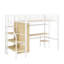 Lit mezzanine simple en métal intégré avec bureau, tablette, placard et escalier de rangement-1514558154