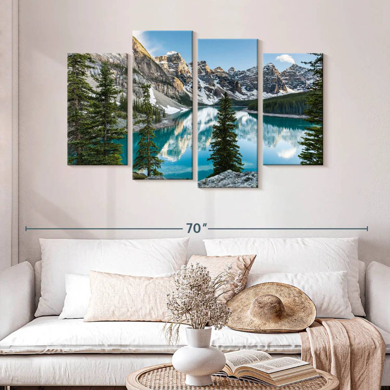 Alvord Moraine Lake Reflections, 32" H x 52" W