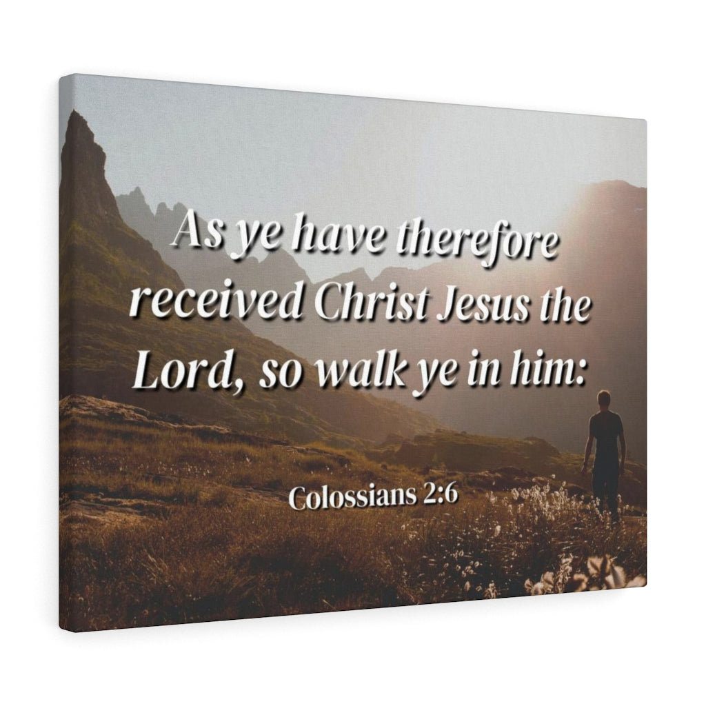 Trinx Received Colossians 2:6 Christian Wall Art Bible Verse Print ...