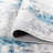 Longino Abstract Blue/Cream Indoor Area Rug for Living Room, Dining Room, Bedroom-1739944946