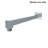 Square Shower Arm and Flange