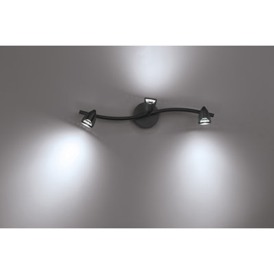 27'' 3 -Light Fixed Track Track Kit with Dimmable