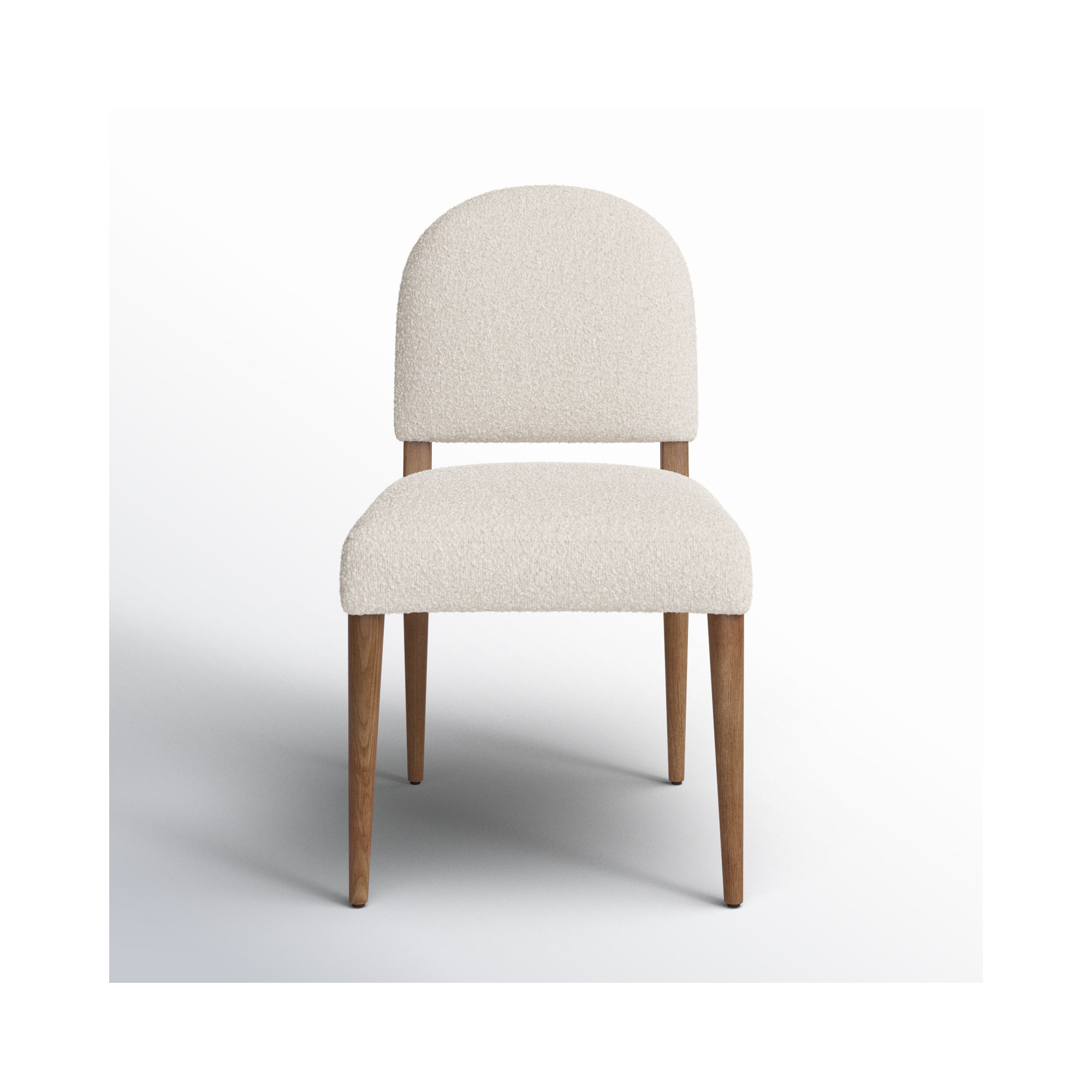 Berkely Upholstered Side Chair, Warm Oak, Somerton Ash