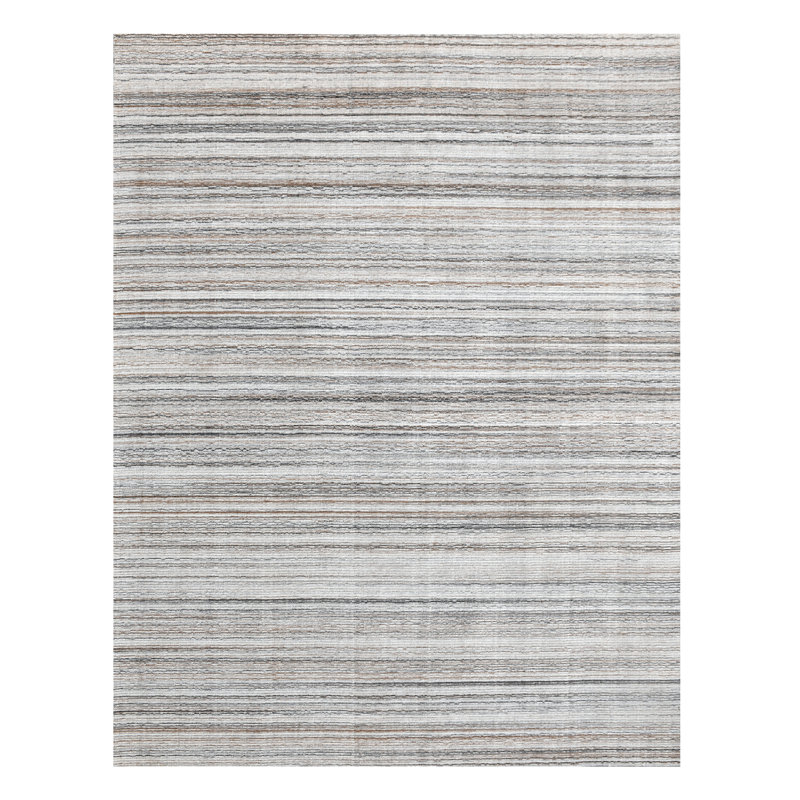Berlene Abstract Stripe Area Rug, Rectangle 8' x 10'
