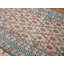 Tapis de couloir antique en coton ivoire
