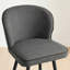 Ansel Breakfast Bar Stool - Luxury Fabric Upholstered Sleek Modern Design-459338383