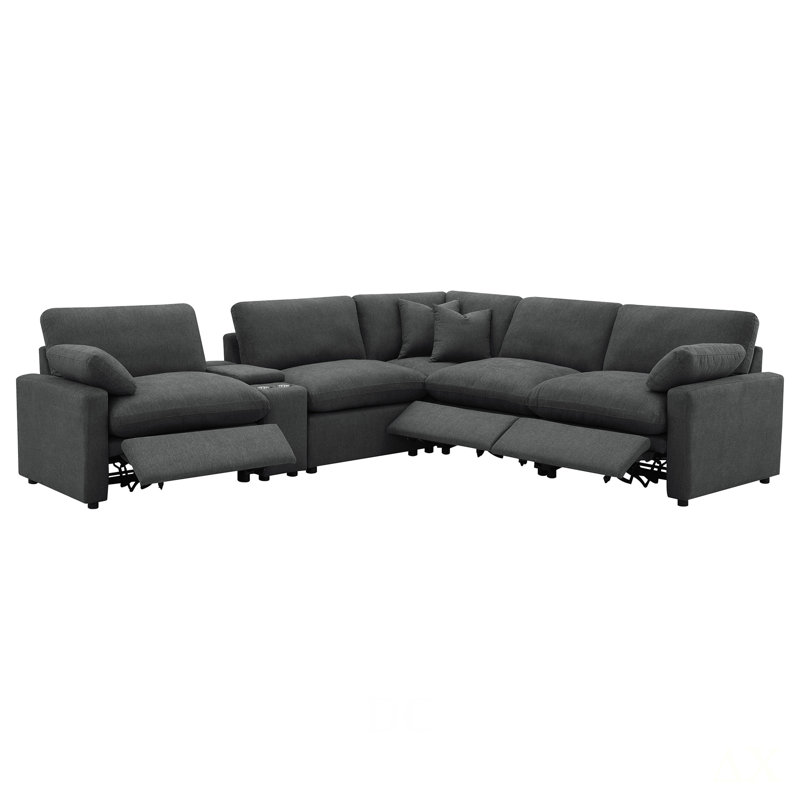 6-piece Modular Power Reclining Sectional