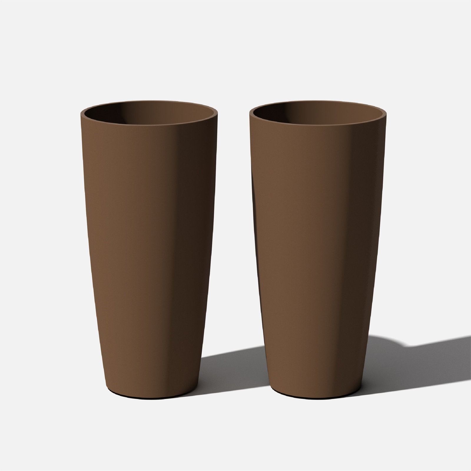 Mason Series Selena Planter, Espresso, 2