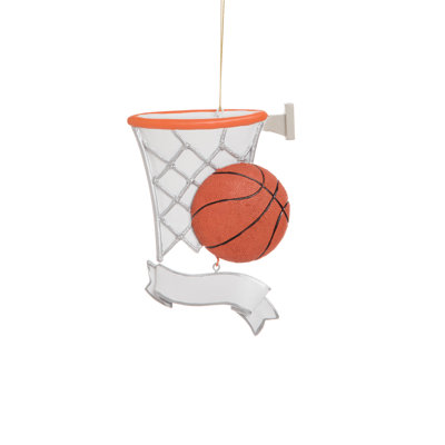 Figurine suspendue basketball