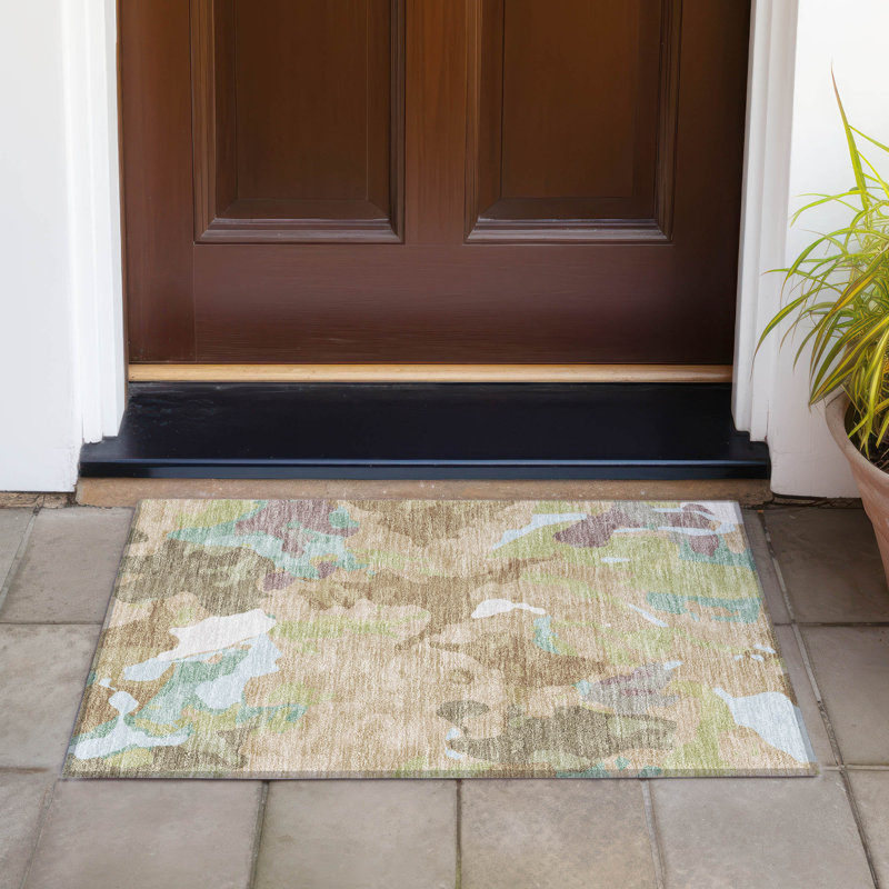 Machine Washable Indoor/Outdoor Oden ACN2161 Modern Rug, Rectangle 1 pi 8 po x 2 pi 6 po