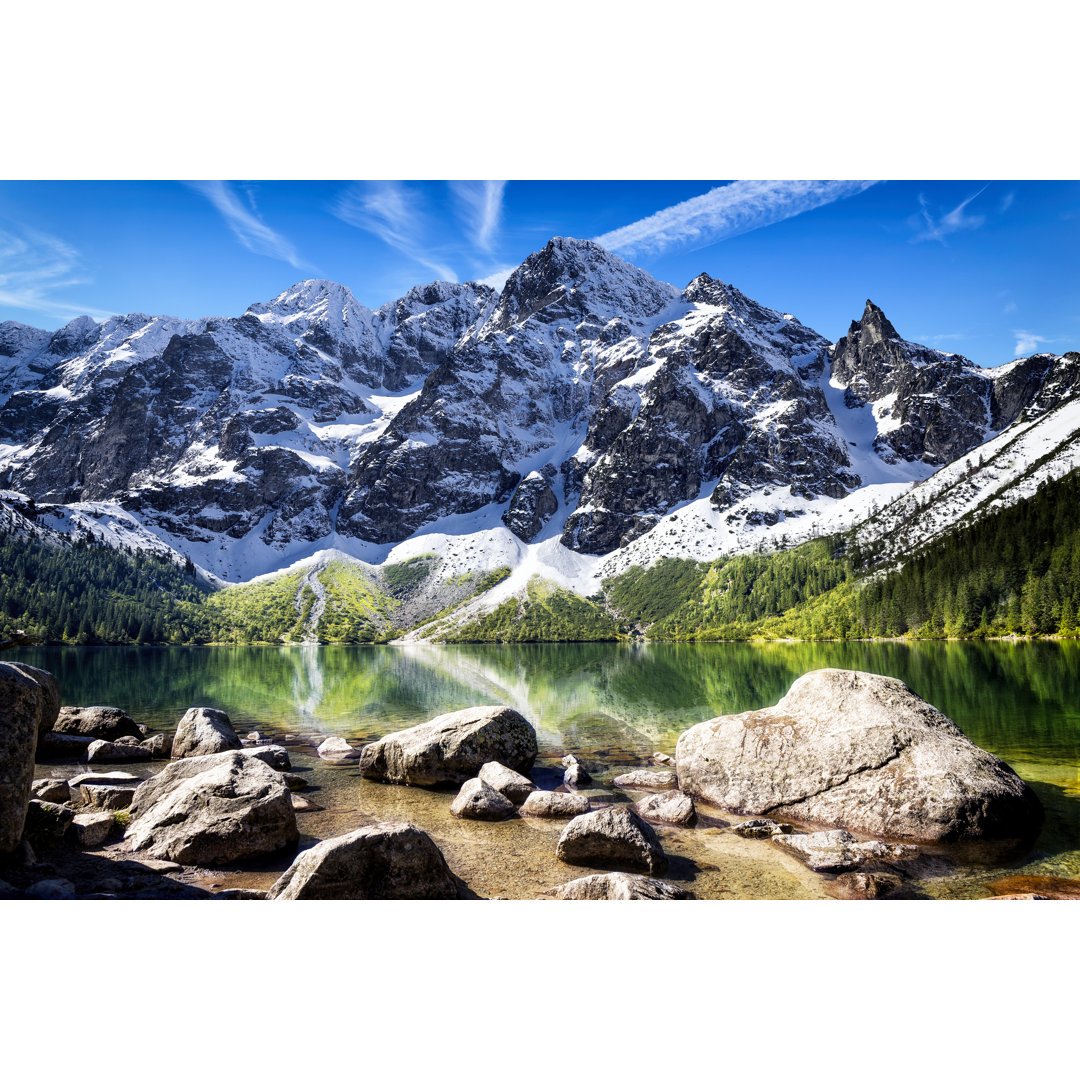 Morskie Oko See im Tatragebirge, Polen by Ewg3D - Drucken