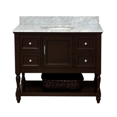 Hampton 42'' Single Bathroom Vanity with Top