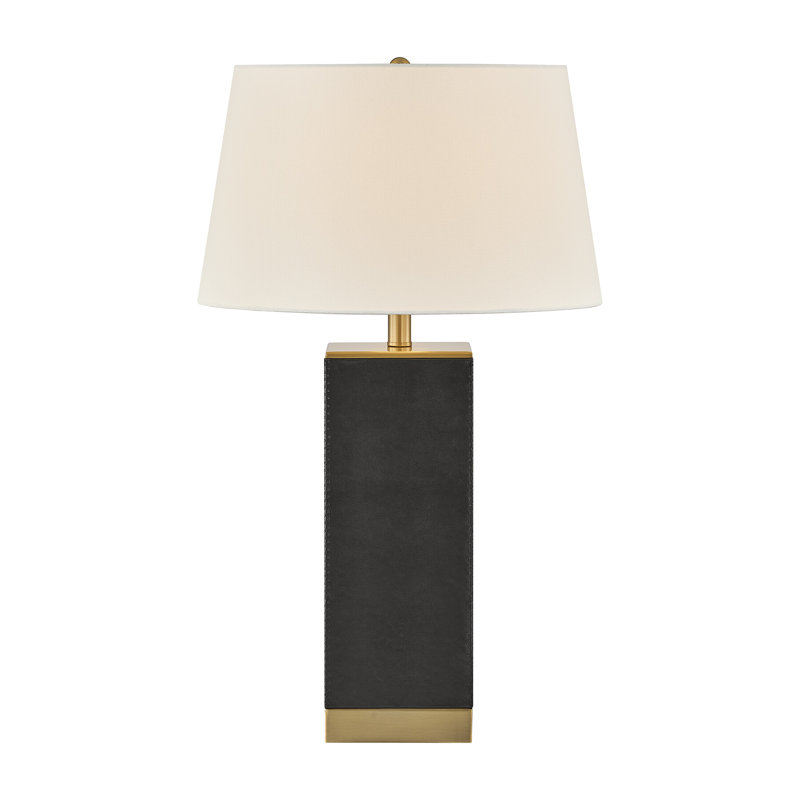 Lampe de table Max 1 lumière noire, Noir