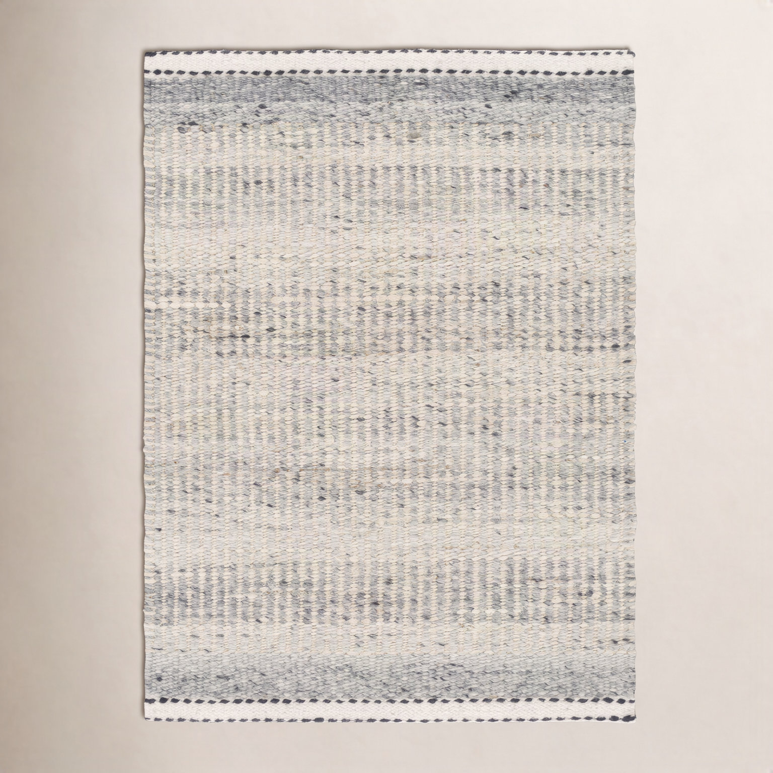 Lessie Hand-Woven Striped Jute Rug, Rectangle 6' x 9'