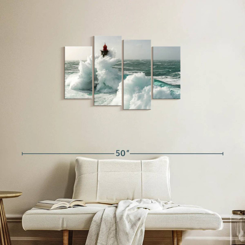 La jument lighthouse splash Aletra, H 22 po x l 36 po