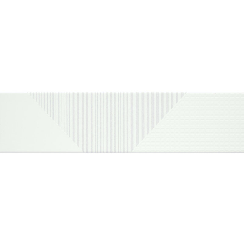Express Gray 3 in. x 12 in. Glossy Ceramic Wall Tile (5.32 sq. ft./Case), White