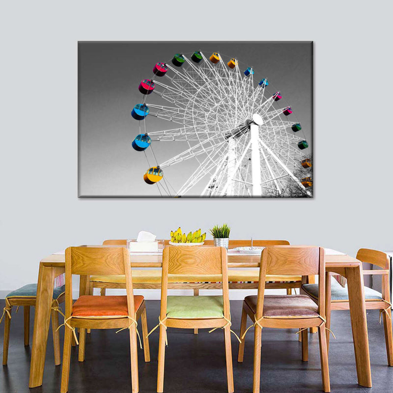 " Ferris Wheel Pop Canvas Print ", 30" H x 45" W x 1.25" D