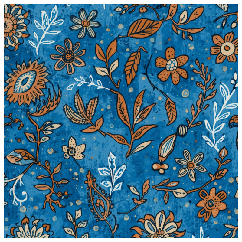 Floral Botanical Pattern Blankets, 50in W x 60in H