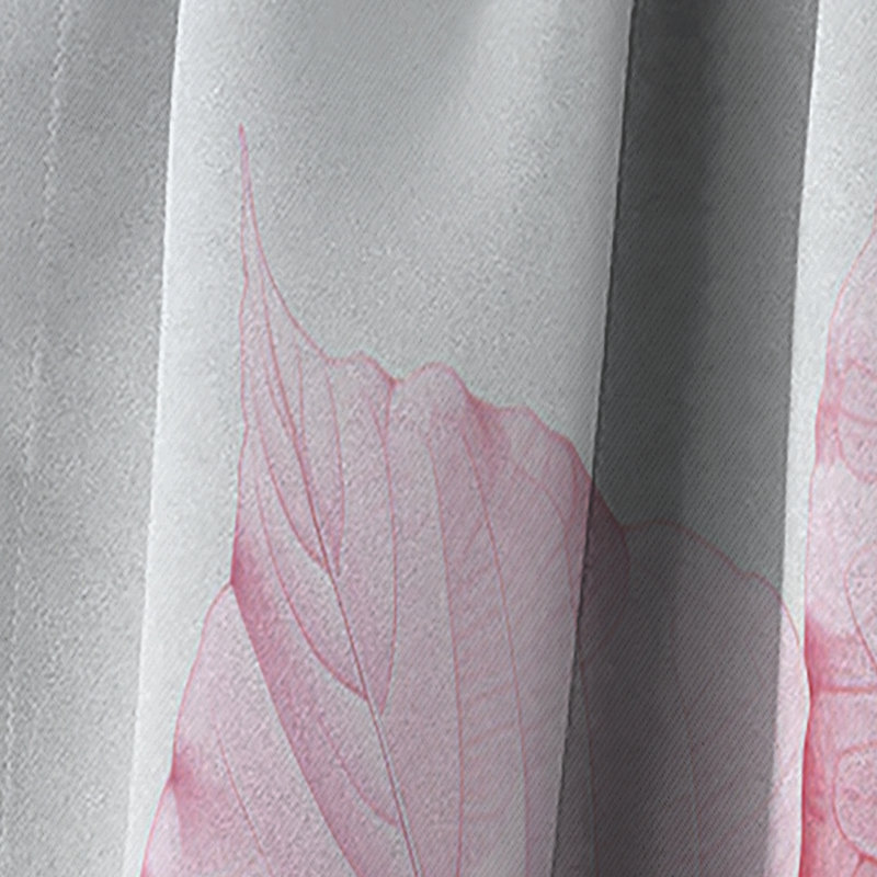 Vecchio - Rideau à feuilles - Rideau occultant à motif floral - 1 panneau, L 52 po x L 63 po