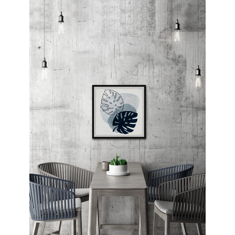 Perfect Leaves by Parvez Taj - Single Picture Frame Painting, 30cm H x 30cm W x 3.81cm D