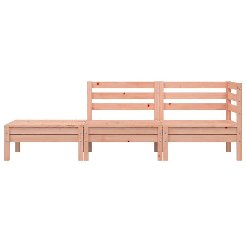 Ailish 190.5cm Wide Wood Patio Sofa, Brown