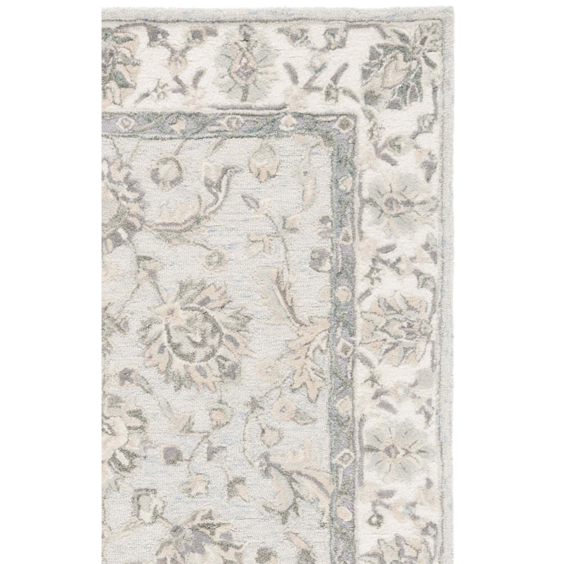 Trebino Hand Tufted Wool Oriental Rug, Rectangle 8' x 10'