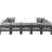Emmalou 150'' Wide Aluminum Patio Sectional with Cushions-61209661-61209663