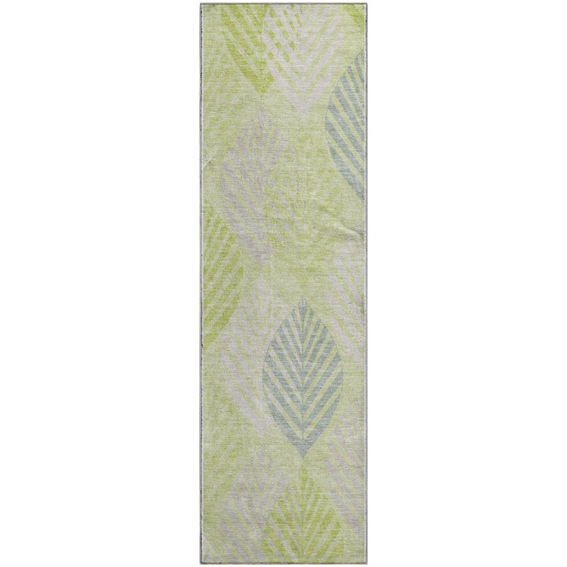 Tapis en aloès Prisco lavable à la machine de qualité supérieure, Tapis de couloir 2 pi 3 po x 7 pi 6 po