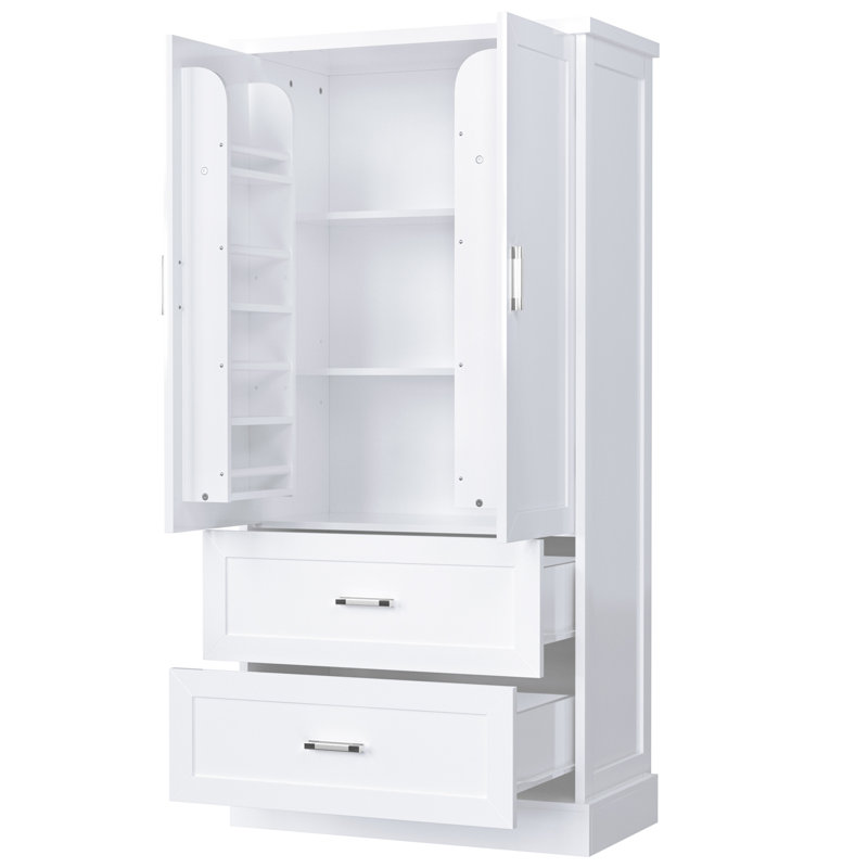 Grande armoire de rangement pour salle de bain