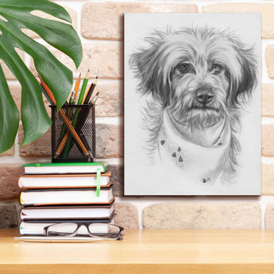 «PomAPoo» par Barbara Keith - reproduction d'art sur toile tendue
