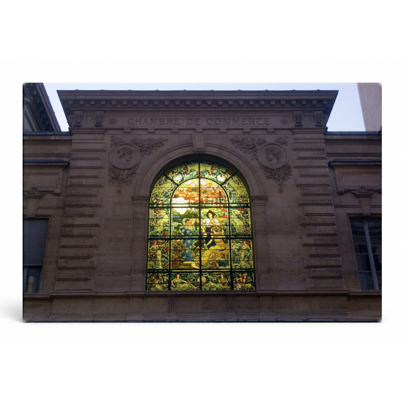 Ancien siège de la chambre de commerce de Paris, 12" H x 18" W