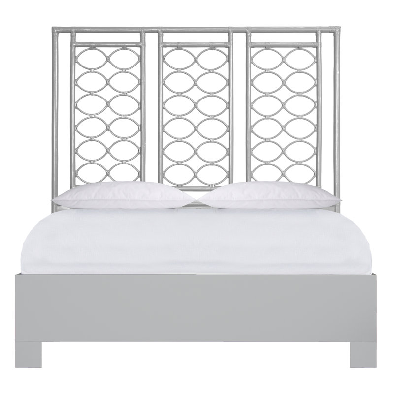 Infinity Low Profile Platform Bed, Queen, Light Gray