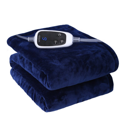 Electrically Heated Throw Blanket