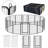 39.37'' H 16 Panel Metal Exercise Pen With Door Dog Fence for Outdoor