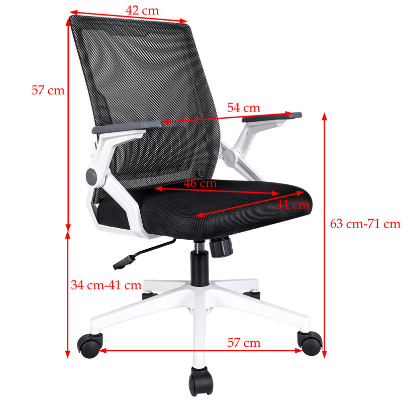 Natonia Mesh Task Chair, White