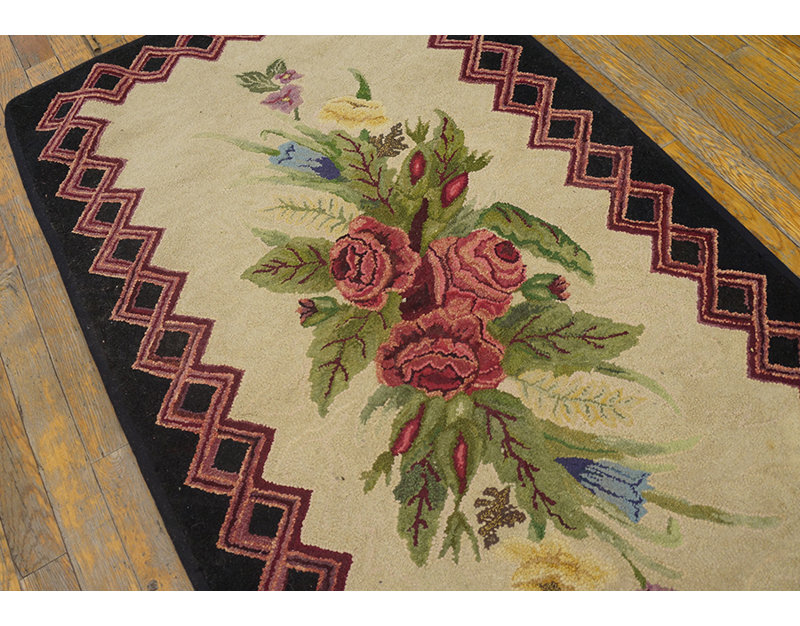 Tapis crocheté One-of-a-Kind American