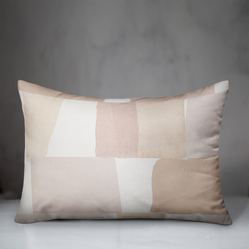 Housse et insert de coussin d'extérieur , Brun clair