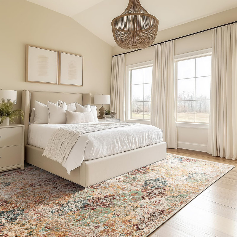 Machine Washable Gap Bohemian Style Carpet