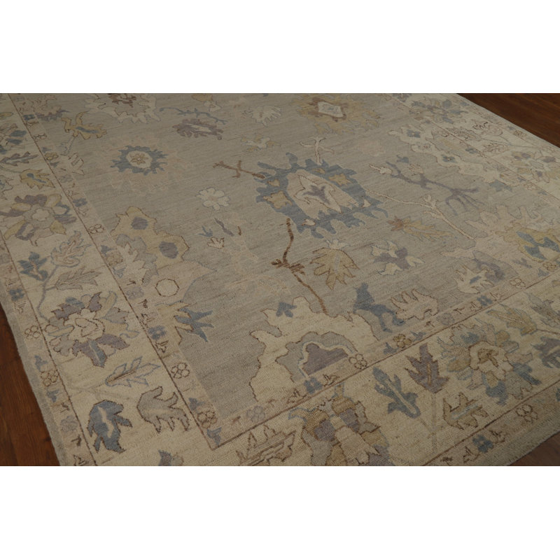 Vegetable Dye Oushak Turkish Area Rug 8x10