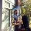 Drapeau Cowboy Welcome House-112699317