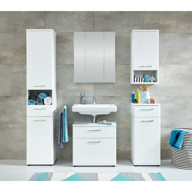 Filoteia Bathroom Furniture Set, White