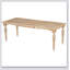 Table de salle à manger rectangulaire 1 pièce sans chaise