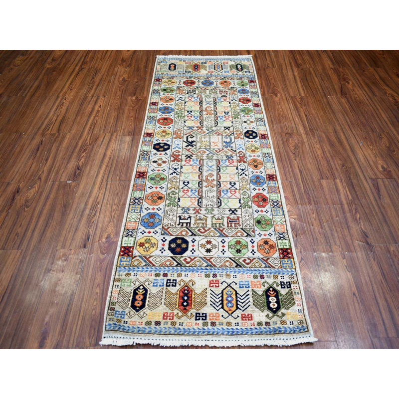 Transitional One-of-a-Kind Runner 2'9" X 7'11" Runner Wool Area Rug