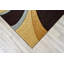Tapis doré / brun / bleu tissé à la machine Ena-990009367