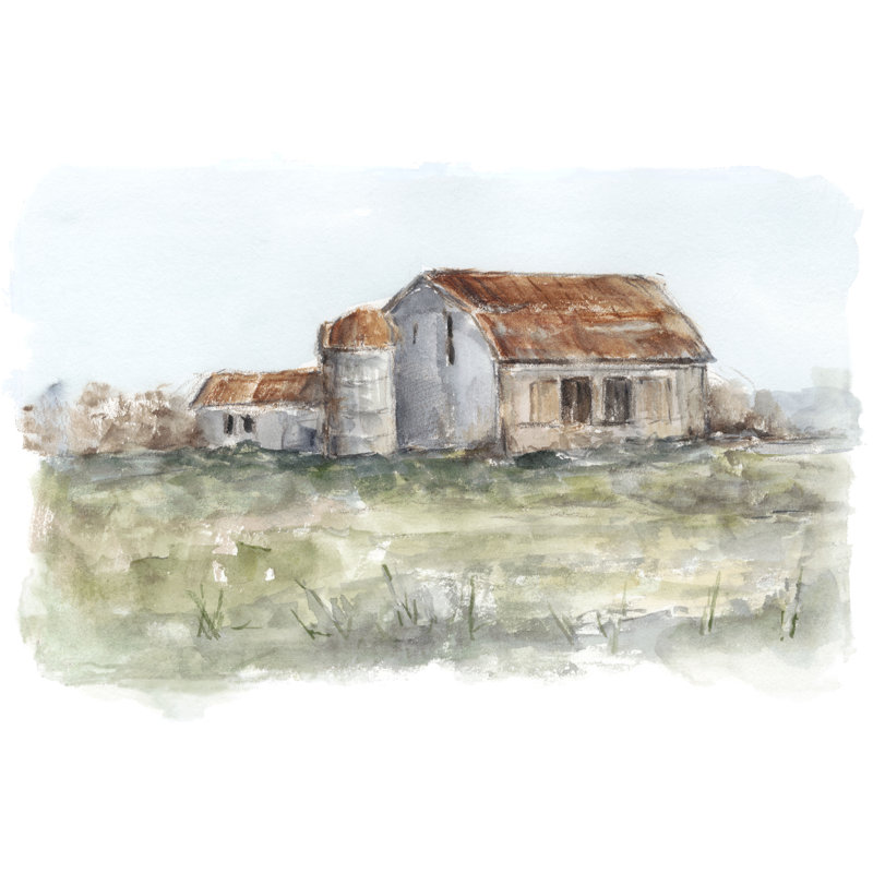 Grange de toit en étain I, H 24 po x l 36 po x P 1,25 po