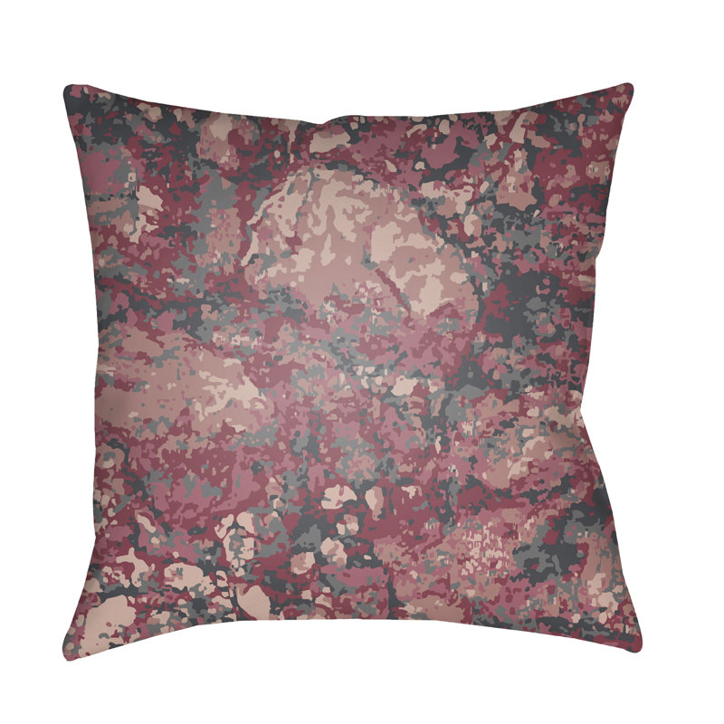 Textures Indoor/Outdoor Square Throw Pillow, Bright Purple